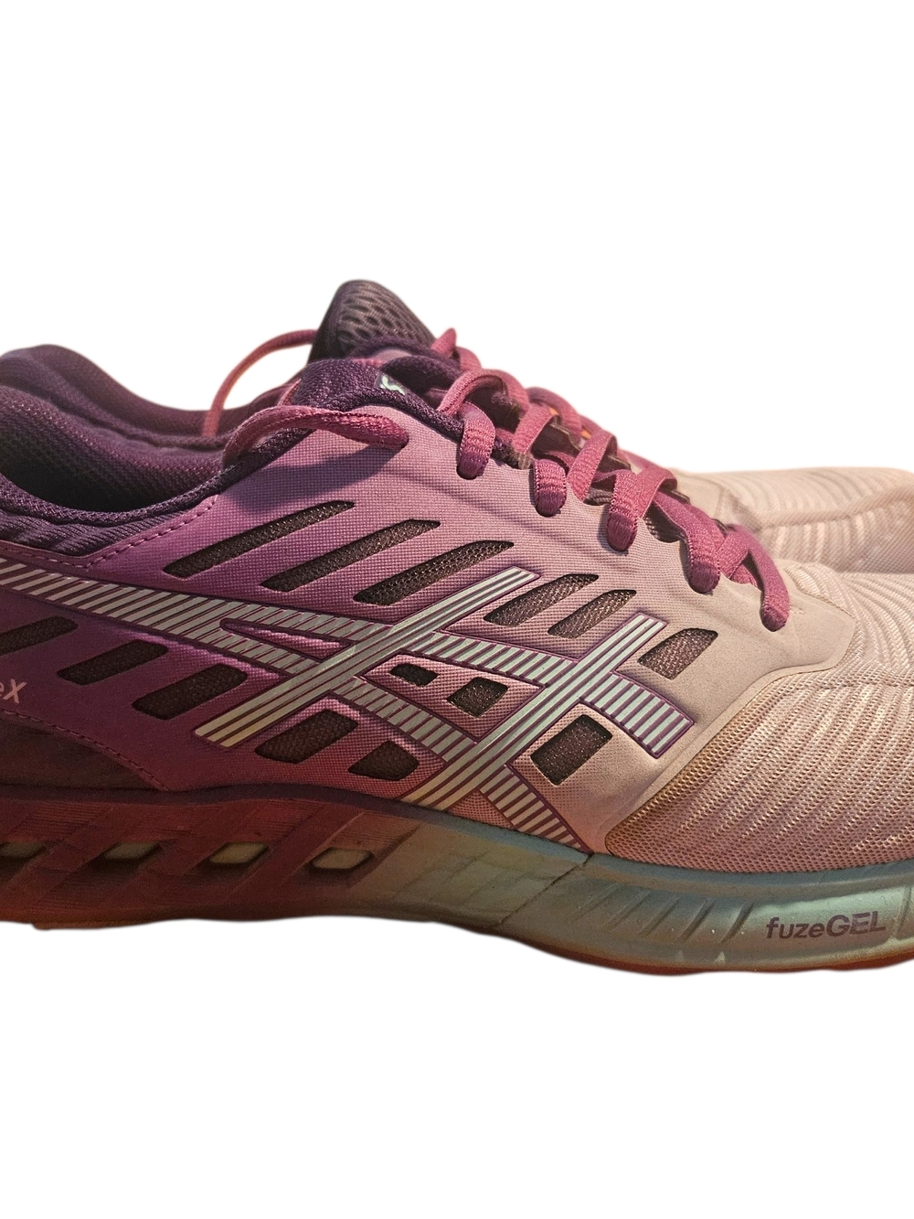 Asics Women's Pink Gradient Running Shoes